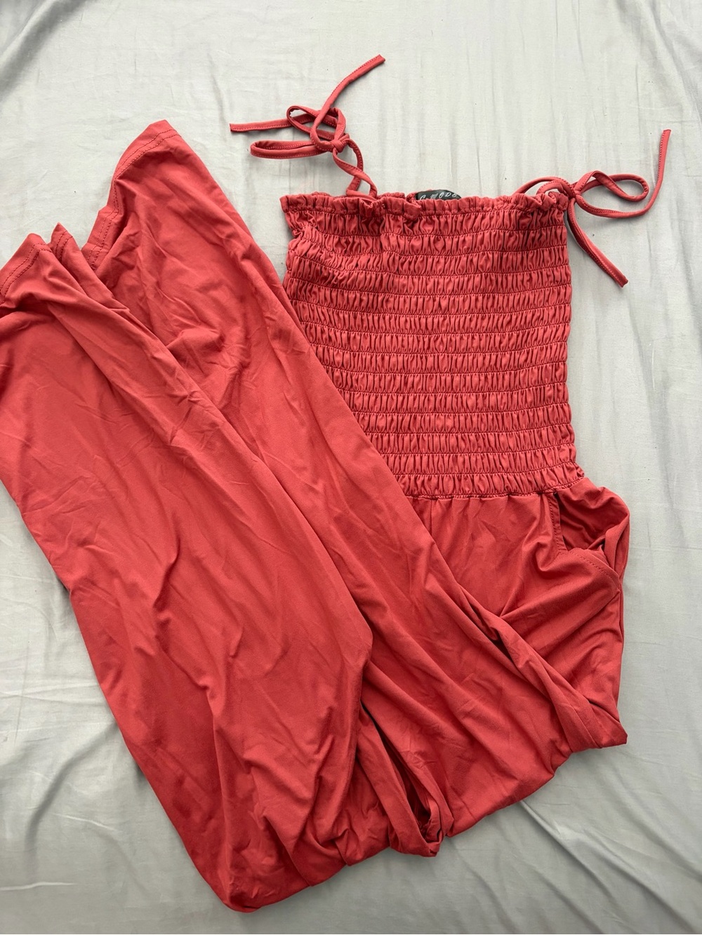 Smocked Jumpsuit